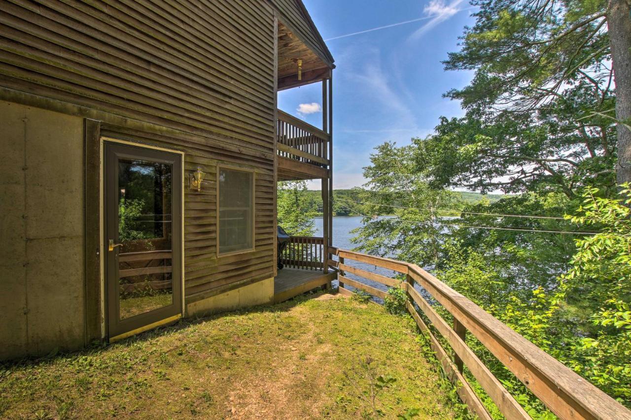 Waterfront New England House On Wickaboag Lake! West Brookfield Экстерьер фото