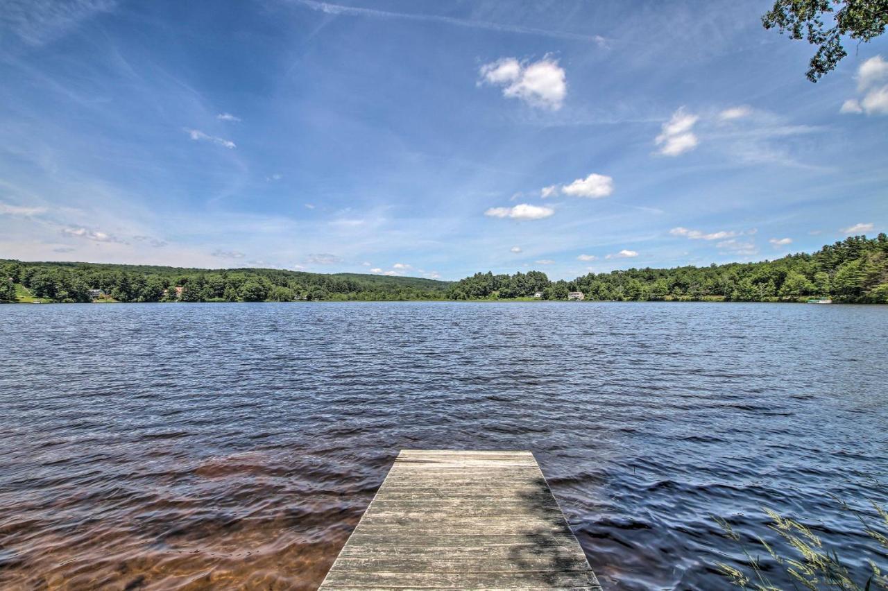 Waterfront New England House On Wickaboag Lake! West Brookfield Экстерьер фото